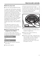 Preview for 19 page of Miele W 3844 WPS Allerwash Operating Instructions Manual