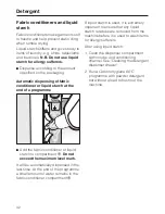 Preview for 32 page of Miele W 3844 WPS Allerwash Operating Instructions Manual