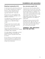 Preview for 55 page of Miele W 3844 WPS Allerwash Operating Instructions Manual