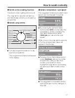 Предварительный просмотр 17 страницы Miele W 3922 WPS Operating Instructions Manual