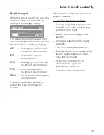 Preview for 19 page of Miele W 3923 WPS Operating Instructions Manual