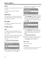 Preview for 22 page of Miele W 3923 WPS Operating Instructions Manual