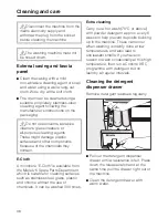 Preview for 38 page of Miele W 3923 WPS Operating Instructions Manual