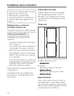 Preview for 56 page of Miele W 3923 WPS Operating Instructions Manual