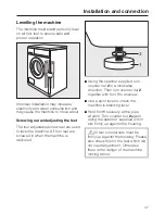 Preview for 47 page of Miele W 404 WPS Operating Instructions Manual