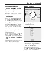 Предварительный просмотр 21 страницы Miele W 412 Operating Instructions Manual