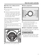 Предварительный просмотр 15 страницы Miele W 4144 WPS Operating Instructions Manual