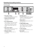 Preview for 10 page of Miele W 4446 WPS Operating Instructions Manual