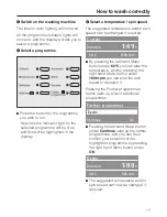 Preview for 17 page of Miele W 4446 WPS Operating Instructions Manual