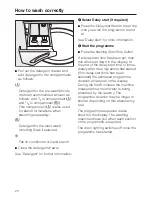 Preview for 20 page of Miele W 4446 WPS Operating Instructions Manual