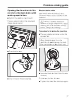 Preview for 47 page of Miele W 4446 WPS Operating Instructions Manual