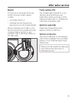 Preview for 49 page of Miele W 4446 WPS Operating Instructions Manual