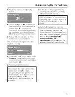 Preview for 15 page of Miele W 4449 WPS LiquidWash Operating Instructions Manual