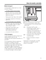 Предварительный просмотр 25 страницы Miele W 460 WPS Operating Instructions Manual