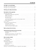 Preview for 3 page of Miele W 463 Operating Instructions Manual