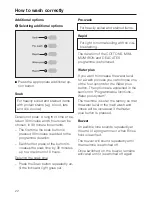 Preview for 22 page of Miele W 463 Operating Instructions Manual