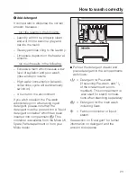 Preview for 23 page of Miele W 463 Operating Instructions Manual