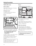 Preview for 22 page of Miele W 4840 Operating And Installation Instructions