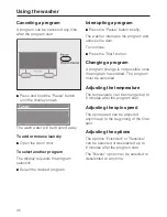 Preview for 26 page of Miele W 4840 Operating And Installation Instructions