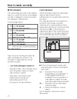 Preview for 24 page of Miele W 487 WPS Operating Instructions Manual