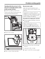 Preview for 47 page of Miele W 487 WPS Operating Instructions Manual