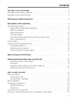 Preview for 3 page of Miele W 489i WPS Operating Instructions Manual