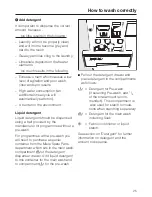 Preview for 25 page of Miele W 489i WPS Operating Instructions Manual