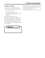 Preview for 47 page of Miele W 489i WPS Operating Instructions Manual