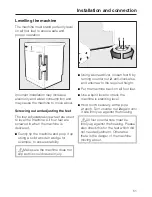 Preview for 51 page of Miele W 489i WPS Operating Instructions Manual