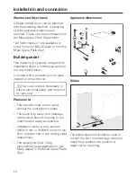 Preview for 52 page of Miele W 489i WPS Operating Instructions Manual