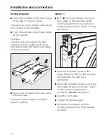 Preview for 54 page of Miele W 489i WPS Operating Instructions Manual