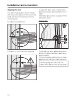 Preview for 56 page of Miele W 489i WPS Operating Instructions Manual