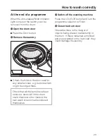 Предварительный просмотр 23 страницы Miele W 502 Operating Instructions Manual