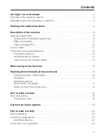 Preview for 3 page of Miele W 504 Plus Operating Instructions Manual