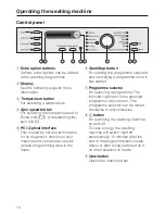 Preview for 10 page of Miele W 5740 Operating Instructions Manual