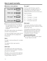 Preview for 16 page of Miele W 5740 Operating Instructions Manual