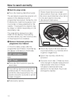 Preview for 18 page of Miele W 5740 Operating Instructions Manual