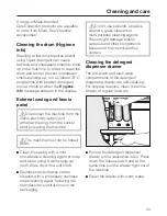 Preview for 33 page of Miele W 5740 Operating Instructions Manual