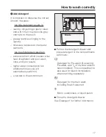 Предварительный просмотр 17 страницы Miele W 5741 Operating Instructions Manual