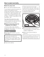 Предварительный просмотр 18 страницы Miele W 5741 Operating Instructions Manual