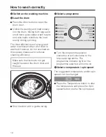 Preview for 18 page of Miele W 5780 Operating Instructions Manual