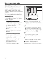 Preview for 20 page of Miele W 5780 Operating Instructions Manual