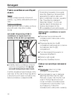 Preview for 36 page of Miele W 5780 Operating Instructions Manual