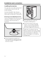 Preview for 54 page of Miele W 5780 Operating Instructions Manual