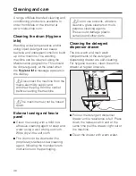 Preview for 38 page of Miele W 5800 HomeCare XL Operating Instructions Manual