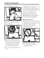 Preview for 48 page of Miele W 5800 HomeCare XL Operating Instructions Manual