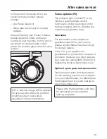 Preview for 49 page of Miele W 5800 HomeCare XL Operating Instructions Manual