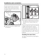 Preview for 54 page of Miele W 5800 HomeCare XL Operating Instructions Manual