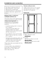 Preview for 56 page of Miele W 5800 HomeCare XL Operating Instructions Manual