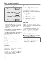 Preview for 16 page of Miele W 5824 Operating Instructions Manual